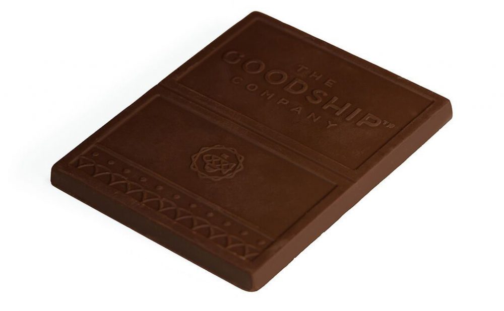 Goodship sea salt dark chocolate bar