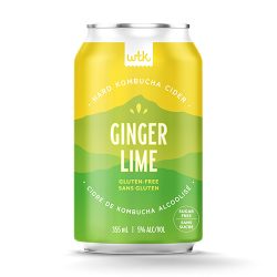 Ginger Lime Hard Kombucha Cider