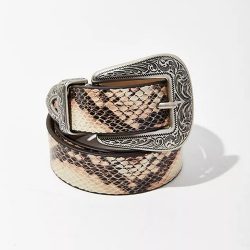 Ecote Metal-Tipped Boho Leather Belt