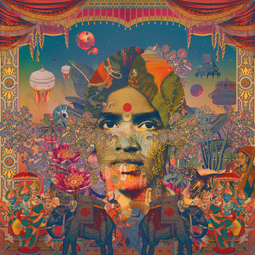Shan Vincent De Paul's album cover art for Made In Jaffna