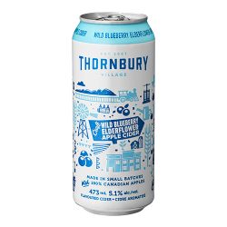 Can of Thornbury's Wild Blueberry cider