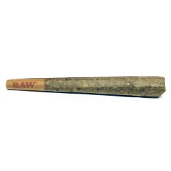 Single pre-roll Moonrock joint on a white background.