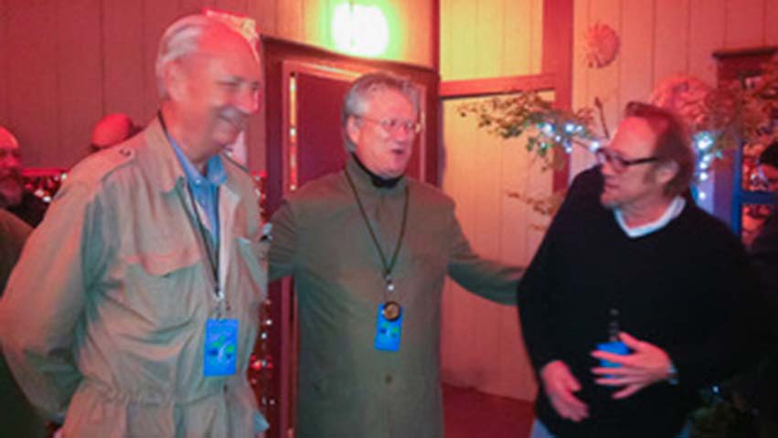 Michael Nesmith, Richie Furay and Stephen Stills backstage at Bridge School Benefit.