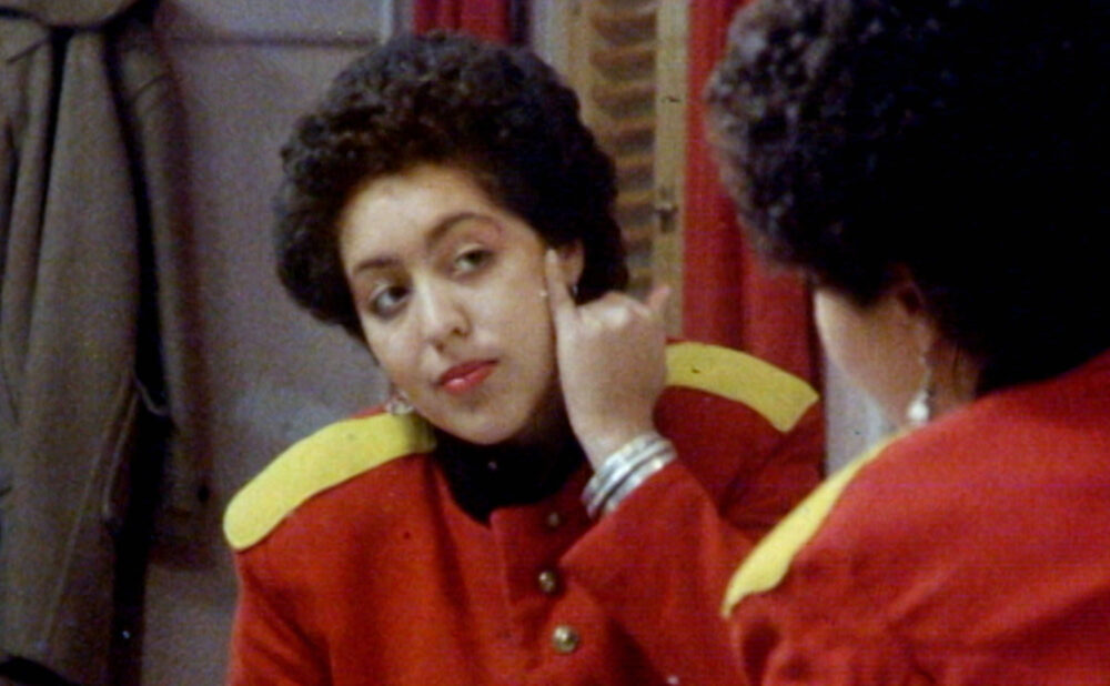 Poly Styrene looking into a mirror