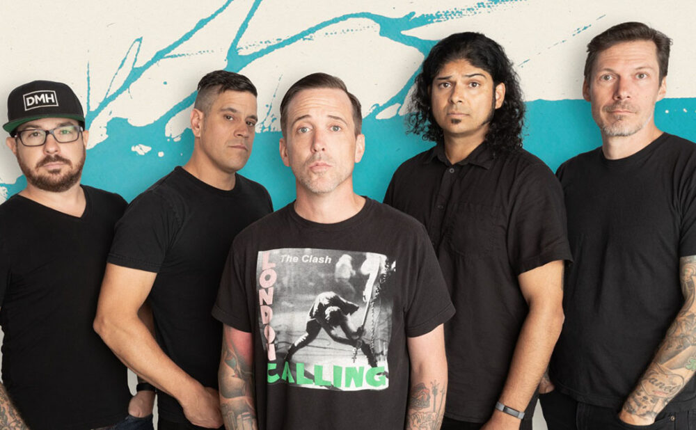 Billy Talent band members posing