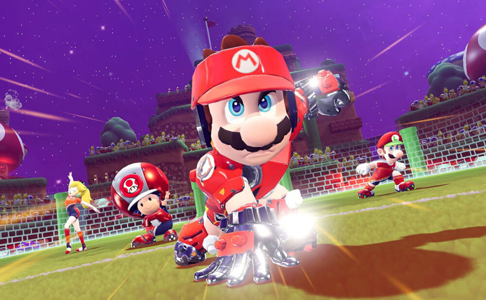 Screenshot from Mario Strikers