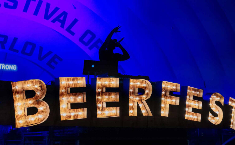 Beerfest sign