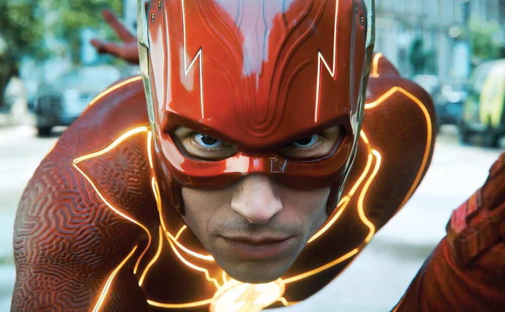 Ezra Miller as Barry Allen in The Flash. Courtesy of Warner Bros. Pictures/™ & © DC Comics