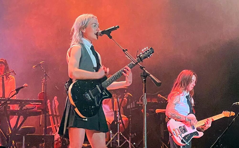 Lucy Dacus, Phoebe Bridgers and Julian Baker of supergroup Boygenius. Photo by Brighid Fry
