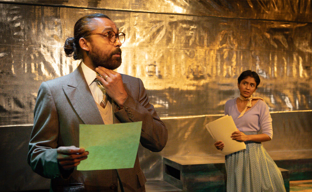 Anand Rajaram and Michelle Mohammed in A Poem for Rabia (Photo by Cylla von Tiedemann)