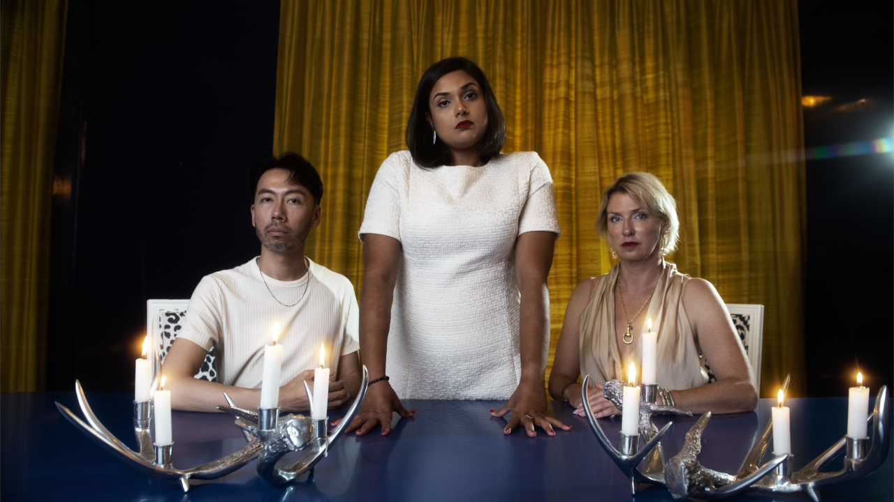 From left: King Chiu, Shohana Sharmin, Anne McMaster (Photo by Roya DelSol)