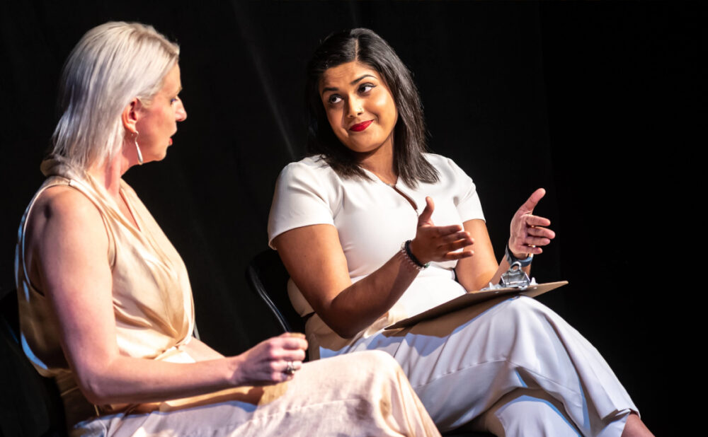 Shohana Sharmin and Anne McMaster (Photo by Roya DelSol)