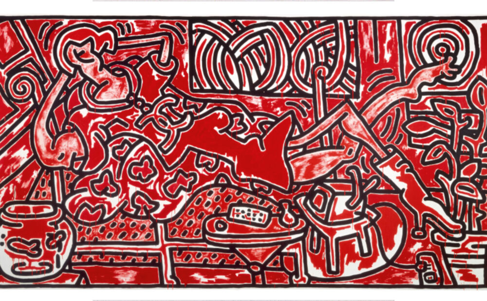 Keith Haring, Red Room, 1988