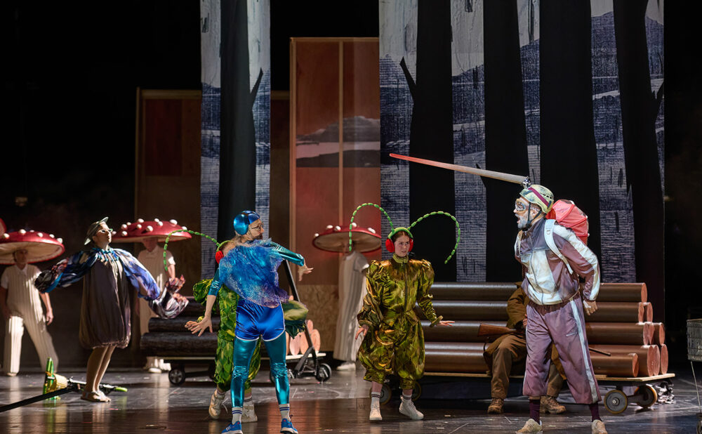 A scene from The Cunning Little Vixen (Photo Michael Cooper)
