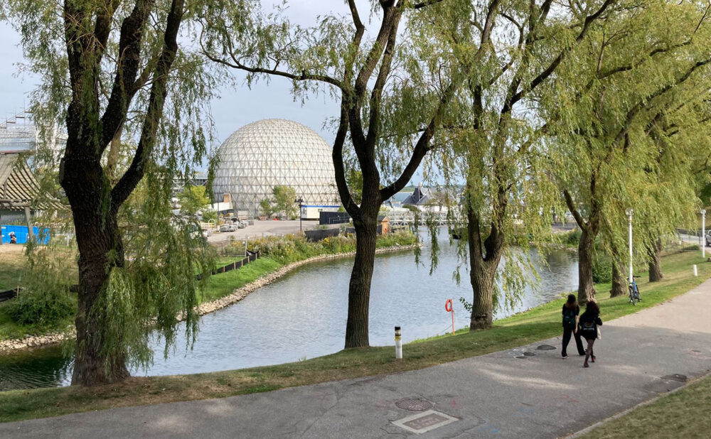 Ontario Place's West Island is home to over 800 trees the province plans to destroy to make way for its private mega-spa development
