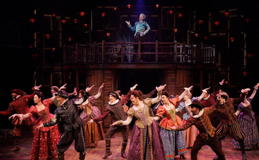 Members of the company in 'Something Rotten!' (Photo David Hou)