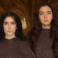 Annie Lujan, left, and Veronica Hortiguela in MONKS at Toronto Fringe 2024