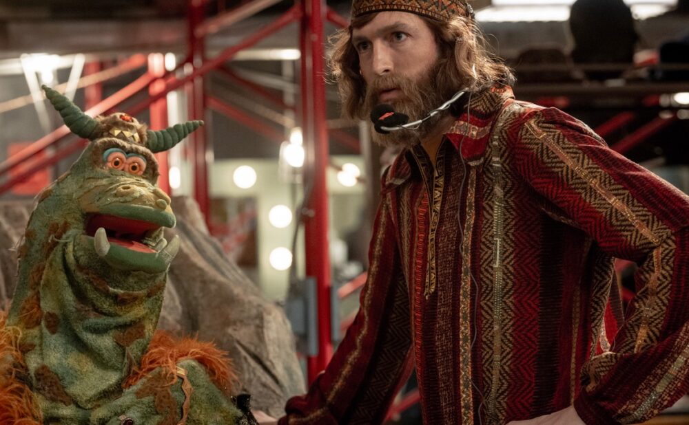 Jim Henson (Nicholas Braun) in SATURDAY NIGHT.