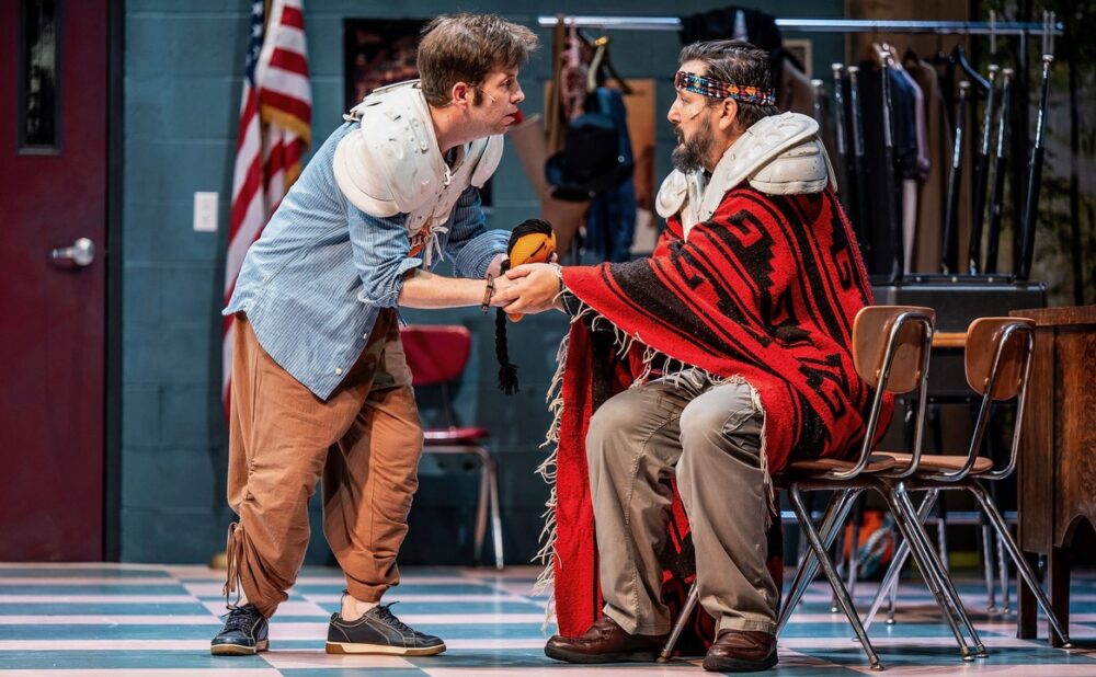 Colin A. Doyle and Craig Lauzon in The Thanksgiving Play. Photo: Dahlia Katz